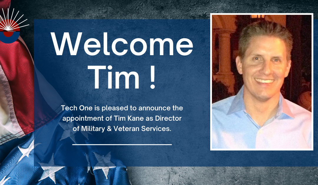 Introducing Tim Kane, Director of Military & Veteran Services.